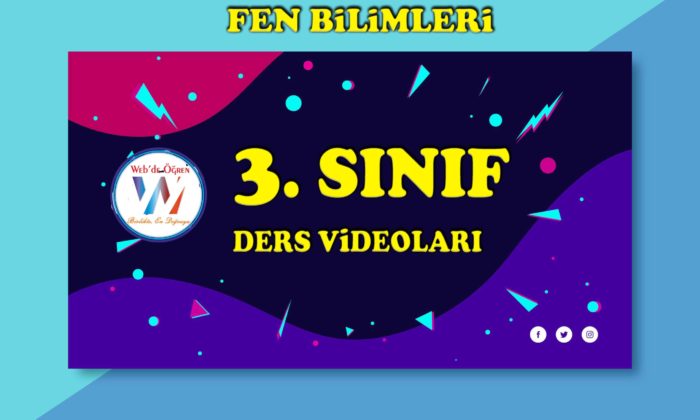 3. Sınıf Fen Bilimleri 2. Dönem 1. Değerlendirme